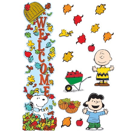 Eureka Peanuts Fall All-In-One Door Decor Kit 849334